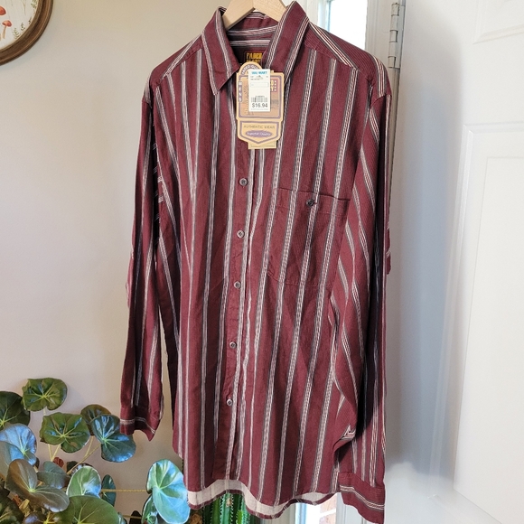 Vintage Faded Glory NEW Button Up, Size Mens Large Bohemian Rodeo Classic - Picture 3 of 11